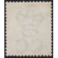 Cape of Good Hope 1864-77 SACC21b 1/- BLUE-GREEN WATERMARK CROWN CCLMM CV R6500