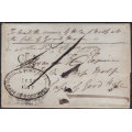 Cape of Good Hope : Stampless Cover - 21 NOVEMBER 1837(TYPE 31)