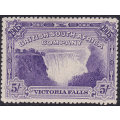 B.S.A.C / Rhodesia 1905 SG99 - 5/- Violet - MM - CV £130(2017)