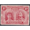 BSAC / Rhodesia SG170b 1d Rose-Carmine - P15 - VLMM CV £350(2017)