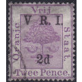 OFS 1900 SACC51a 2d ON 2d BRIGHT MAUVE WITH VARIETY `NO STOP AFTER V` GOOD USED(FAULT) CV R280