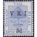 OFS 1900 SACC53a 3d ON 3d ULTRAMARINE WITH VARIETY `NO STOP AFTER V` MM CV R350