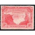 B.S.A.C / Rhodesia 1905 SG94 - 1d Red(P14) - MM CV £9(2017)