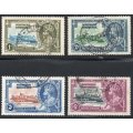 Northern Rhodesia 1935 Silver Jubilee - Used set of 4 - VFU CV £16(2017)