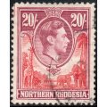 Northern Rhodesia 1938-52 : SG21-45 - Complete Use set of 21 - VFU - CV £170(2017)
