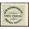 Cape of Good Hope  c1882 - 2d Railway Stamp - LMM - Scarce