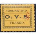 OFS - SG M1 - MILITARY FRANK STAMP WITH VARIETY ``DROPPED STOP`` AFTER ``BRIEF`` - SCARCE