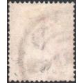 TRANSVAAL 1906 SG274b 1d Scarlet with error of watermark - CERTIFICATE - CV £325(2017)