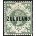 Zululand - SACC10 1/- GREEN MM CV R3500