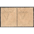 SWA 1923 SACC1b  ½d GREEN PAIR - ``Wes.`` for ``West`` VARIETY - UM - CV R3750