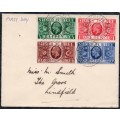 GREAT BRITAIN 1935 SG453-6 FDC (7 MAY 35) - VERY FINE - SCARCE