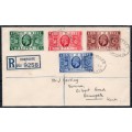 GREAT BRITAIN 1935 SG453-6 REGISTERED FDC (7 MAY 35) - VERY FINE - SCARCE