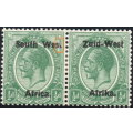 SWA 1923 SACC1b : ½d GREEN WITH ``Wes`` FOR ``West``  MM CV R2500