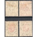 ORC 1905-9 SACC93-96 - COMPLETE SET OF 4 - MM - SEE SCANS