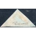CAPE OF GOOD HOPE SACC3b 1d BROWN-RED ON SLIGHTLY BLUED PAPER WITH SIDEWAYS W/M -  VFU CV R25000