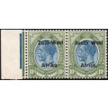 SWA TYPE II SACC14a 10/- BLUE & DARK OLIVE - NO STOP AFTER ``Afrika``- UM - RARE - CV R150000