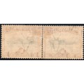 SWA LONDONS SACC90a 10/- BLUE & BROWN PAIR - NO STOP AFTER ``A`` - CV R9000