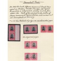 DARMSTADT TRIAL - SMALL COLLECTION ON TWO ALBUM PAGES - SEE SCANS BELOW