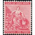 CAPE OF GOOD HOPE 1885 1d CARMINE-RED - MM - CV R300