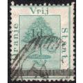 OFS 1881 SG21 1d ON 5/- GREEN WITH O/P TYPE ``a`` - VFU