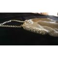 Beautiful Vintage Victorian Style Silver Chain Purse.