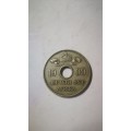 German East Africa 1909 Duetch Ost Africa 10 Heller j Coin