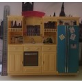 2002 Mattel Barbie Living in Style Kitchen Unit