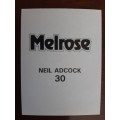 Melrose Sporting Heroes Card #30 - Neil Adcock
