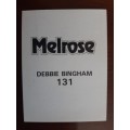 Melrose Sporting Heroes Card #131 - Debbie Bingham