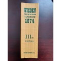 Wisden Cricketers` Almanack 1974 (111th Edition) | Preston, N. (Editor)