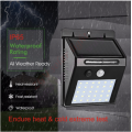 PIR Motion Sensor 20 LED Solar Light Outdoor Solar Powered LED Garden Light Waterproof