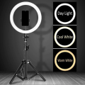 12 inch LED Dimmable ring light with stand for youtube, tiktok, makeup video live phone selfie