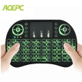 i8 Wireless Keyboard English Version i8+ 2.4GHz Air Mouse Touchpad Handheld for Android TV BOX Mini