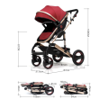 Belecoo 2 in 1 Baby Pram Stroller
