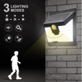 40 LED PIR Motion Sensor Solar Light Lamp Wall Lighting Waterproof Solar Powered Spotlight