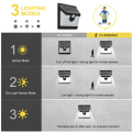 40 LED PIR Motion Sensor Solar Light Lamp Wall Lighting Waterproof Solar Powered Spotlight