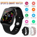 Waterproof Smart Watch Heart Rate Fitness Tracker Smart Wristband for IOS Android,Black