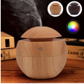 130ml Portable Round USB Air Humidifier Ultrasonic Aroma Diffuser Mist Maker with LED Night Light