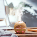 130ml Portable Round USB Air Humidifier Ultrasonic Aroma Diffuser Mist Maker with LED Night Light
