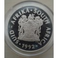 1992 SILVER PROOF R2 - MINT TECHNOLOGY