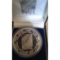 1995 RUGBY WORLD CUP SOUTH AFRICA 1 Oz  PURE SILVER MEDALLION