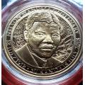 2018 NELSON MANDELA - 100 YEAR CENTENARY - R50 1OZ BRONZE ALLOY COIN