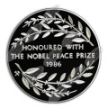 1999 Norway Proof Silver - 1 Oz - Elie Weisel - Nobel Peace Prize Winner - In Folder