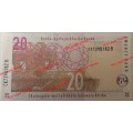 GILL MARCUS R20 BANK NOTE