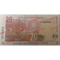 Gill Marcus R20 Bank Note