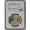 MS68 - 2016 Silver Uncirculated R1 - Nelson Mandela - Life of a Legend