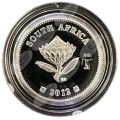 2012 Silver Proof  2½ c (Tickey) - Gautrain - with JHB mintmark