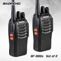 Set of 2 Baofeng BF-888S Two-Way Radios or Walkie Talkie UHF 400 - 470 MHz