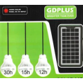 Solar Light Kit GDPLUS GD-8017 | Solar LED Light Kit | Solar Load shedding or Emergency Light Kit