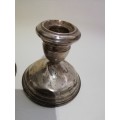 Wallace Sterling Silver 240 Candlestick Holders Cement Filled Reinforced bid for both!!!!